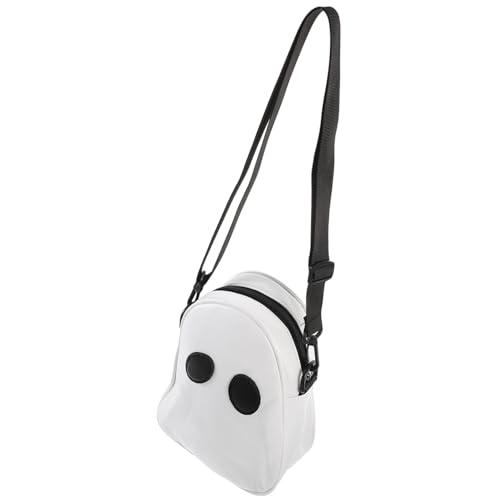 Warmhm Schultertasche Damen Crossbody Bag Verstellbar Komfortabel Weiß Vielseitig für Alltag Shopping Reise mit Mehreren Fächern Modisch Praktisch für Frauen von Warmhm