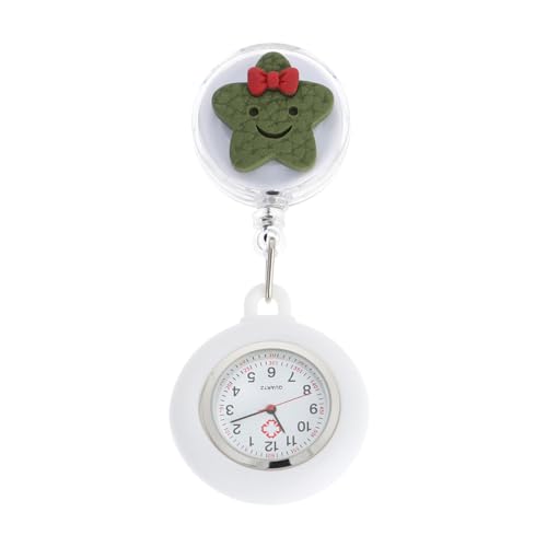 Warmhm Taschenuhr Für Krankenschwestern Mit Quarzwerk Einziehbare Hängeuhr Für Arzt Praktische Uhr Mit Schlichtem Design Für Krankenschwester von Warmhm