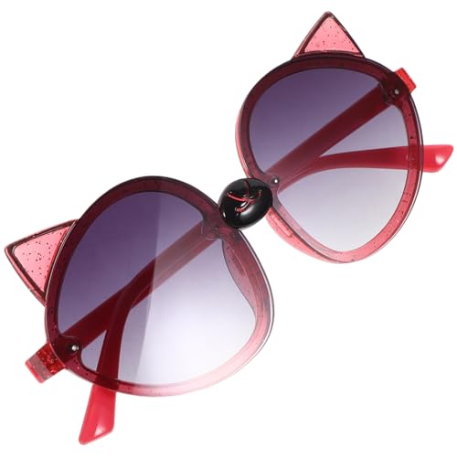 Warmhm Sonnenbrille Fuchs Design Robuste Kunststoffbrille Bequeme Lustige Party Brille für Kleinkinder Farbenfrohe UV Schutz Brille für Sommergeburtstag von Warmhm