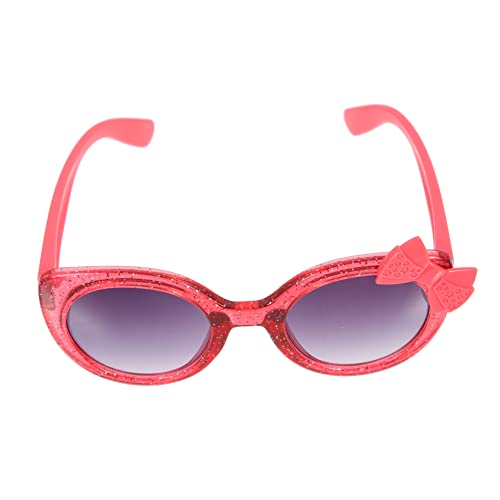 Warmhm Sonnenbrille mit Farbigem Bowknot Leichte Partybrille für Mädchen und Jungen Stylische Transparente UV Schutzbrille Geeignet für Festlichkeiten und Geburtstagsfeiern von Warmhm