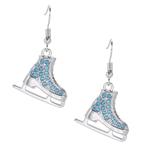 Warmhm Sportliche Skating Ohrringe mit Funkelnden Strasssteinen Leichte Legierung Einzigartiges Design Danglende Glänzende Ohrhänger für Frauen für Winterhochzeiten und Besondere Anlässe Warmhm Sportliche Skating Ohrringe mit Funkelnden Strasssteinen Leichte Legierung Einzigartiges Design Danglende Glänzende Ohrhänger für Frauen für Winterhochzeiten und Besondere Anlässe von Warmhm