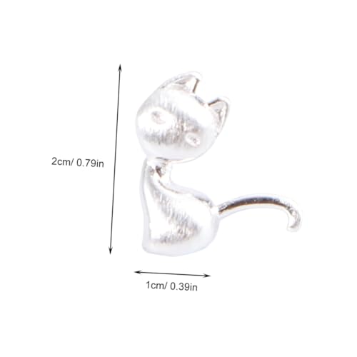 Warmhm Sterling Silber Ohrstecker Damen Leichte Modische Ohrhänger mit Dreidimensionalem Design Feine Kleine Ohrknochenstecker für Alltag und Party von Warmhm