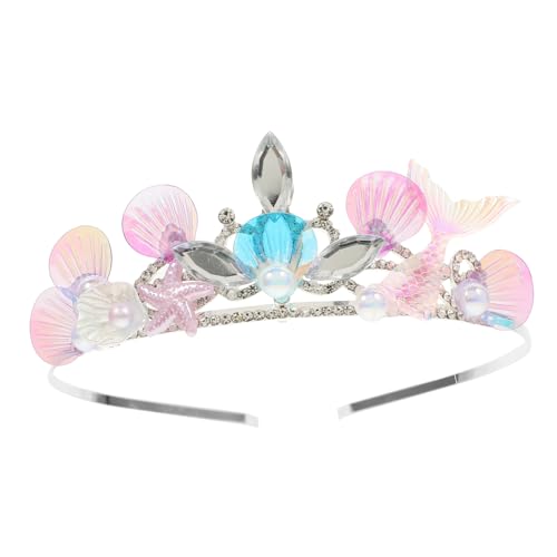 Warmhm Strass-stirnband Für Mädchen Tiara-krone Mit Kristallen Kopfschmuck Für Partys Leichtes Haarband Cosplay-accessoire Langlebiger Haarschmuck von Warmhm