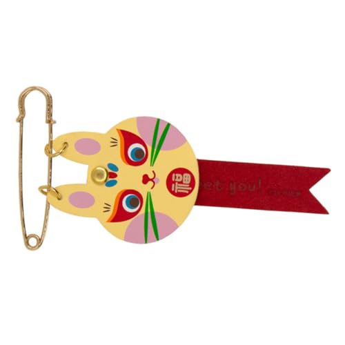 Warmhm Süße Kaninchen Brosche Pin für Frauen Vintage Bunny Anstecknadel Accessoire für Kleidung Hüte und Schals Perfektes für Freunde und Familie zu Besonderen Anlässen von Warmhm
