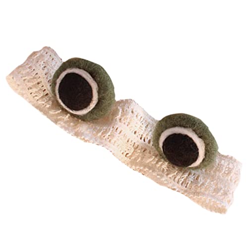 Warmhm Süßes Elastisches Stirnband Für Junge Mädchen Dehnbares Mit Lustigen Froschaugen-mustern Angenehmes Kopftuch Aus Hochwertigem Material Für Kleinkinder von Warmhm