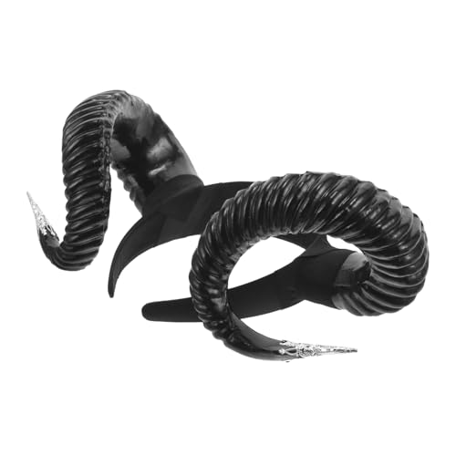 Warmhm Teufelshorn Haarreif für Erwachsene Dekoratives Cosplay Stirnband mit Kreativem Horn Design für Partys Festivals und Kostüme Leicht und zu Tragen von Warmhm