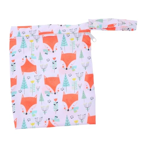 Warmhm Tragbare Windelaufbewahrungstasche Für Babys 19x24,5cm Wiederverwendbar Multifunktionale Wickeltasche Für Nasse Und Trockene Windeln Für Unterwegs Und Kindergarten von Warmhm