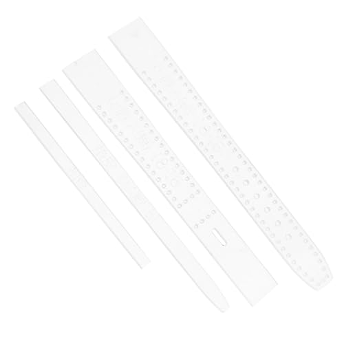 Warmhm Transparente Uhrenarmband Schablone DIY Uhrband Vorlage Präzises Schneidewerkzeug für Damen Handgemacht Armband Bastelvorlage von Warmhm