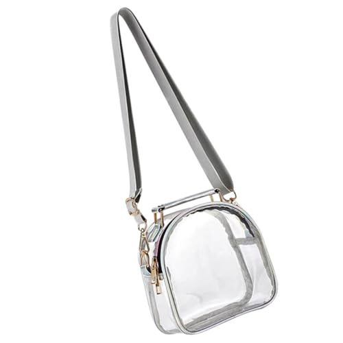 Warmhm Transparente Umhängetasche Damen Tpu Umweltfreundlich Geruchsneutral Große Kapazität Tragbare Handtasche Für Outdoor Shopping Party Reise von Warmhm