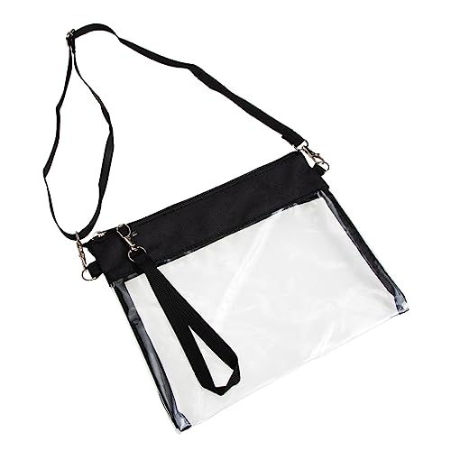 Warmhm Transparente Umhängetasche PVC mit Abnehmbarem Schulterriemen Handtasche für Damen Leicht und Praktisch für Reisen und Alltag Warmhm Transparente Umhängetasche PVC mit Abnehmbarem Schulterriemen Handtasche für Damen Leicht und Praktisch für Reisen und Alltag von Warmhm