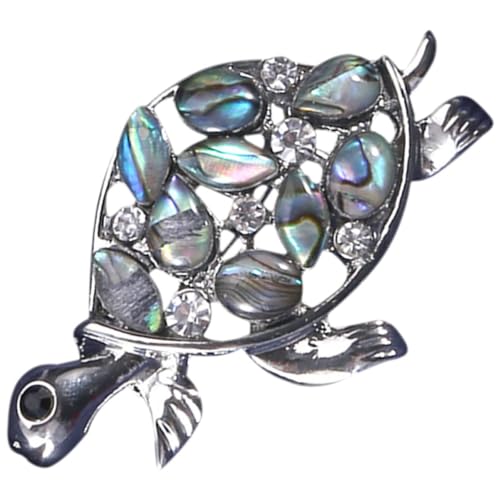 Warmhm Turtel Brosche Pin für Damen Tier Anstecknadel Hochwertigem für Kleidung Schals und Hüte Geschenkidee für Besondere Anlässe von Warmhm