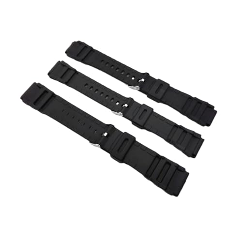 Warmhm Uhrenarmband PU Ersatzband für Weiches Strapazierfähiges Material mit Schnalle für Herren und Damen von Warmhm