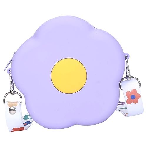 Warmhm Silikon Blumen Umhängetasche Kleine Geldbörse Cartoon Design für Mädchen Leicht zu Reinigen Warmhm Silikon Blumen Umhängetasche Kleine Geldbörse Cartoon Design für Mädchen Leicht zu Reinigen von Warmhm