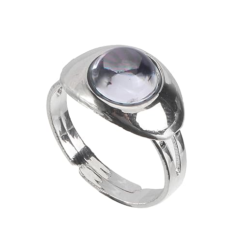 Warmhm Verstellbarer Feiner Farbwechsel Ring mit Kreativer Farbwechsel Verarbeitung Modisches Schmuckstück für Damen Einzigartiges Design Langlebiger von Warmhm
