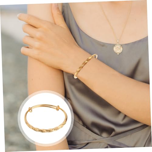 Warmhm Verstellbarer Titan manschettenarmreif aus Kupfer mit Offenem Design Langlebig und Rostfrei Modisches Schmuckstück für Damen und Mädchen Geschenk zu Geburtstag und Feiertagen von Warmhm