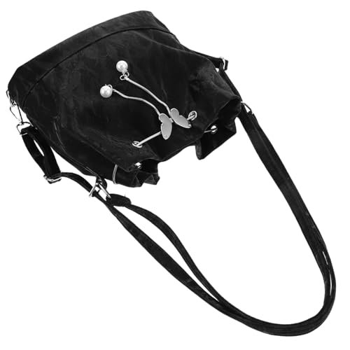 Warmhm Verwandlungsfähige Damen Bucket Handtasche Schultertasche Umwandelbarer Rucksack Crossbody Tasche Komfortable Träger Modernes Design Für Alltag und Freizeit von Warmhm