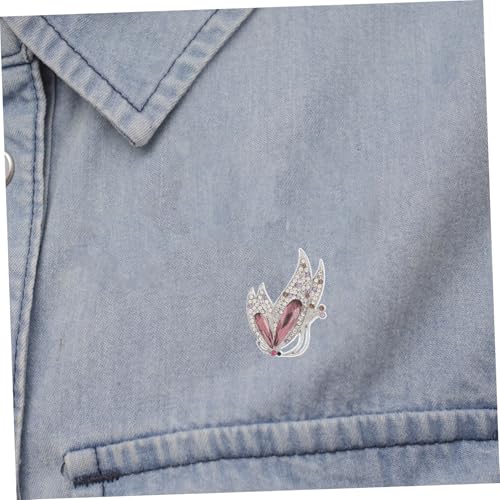 Warmhm Vintage Brosche Damen Schmetterling Anstecknadel Modisch Verarbeitung Kleidung Accessoire Elegant Lapel Pin von Warmhm