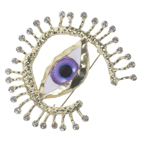 Warmhm Vintage Brosche mit und Teufelsauge Anstecknadel mit Strasssteinen Leichte Rostfreie Schmucknadel für Damen Eleganter Schal Anstecker und Mantel Reverspin Modisches Accessoire Warmhm Vintage Brosche mit und Teufelsauge Anstecknadel mit Strasssteinen Leichte Rostfreie Schmucknadel für Damen Eleganter Schal Anstecker und Mantel Reverspin Modisches Accessoire von Warmhm