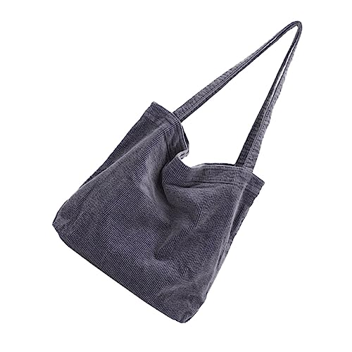 Warmhm Vintage Große Kapazität Corduroy Schultertasche für Damen Retro Design Einkaufstasche Bequeme Handtasche für Alltag und Freizeit für Kosmetik Schlüssel und Warmhm Vintage Große Kapazität Corduroy Schultertasche für Damen Retro Design Einkaufstasche Bequeme Handtasche für Alltag und Freizeit für Kosmetik Schlüssel und von Warmhm