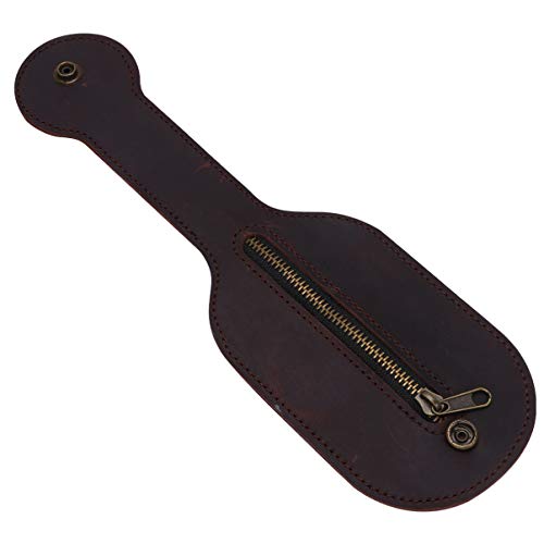 Warmhm Vintage Münzbörse für Herren Faltbar Taillen Hängegeldbörse Rustikaler Münzbeutel für Reisen und Sport von Warmhm