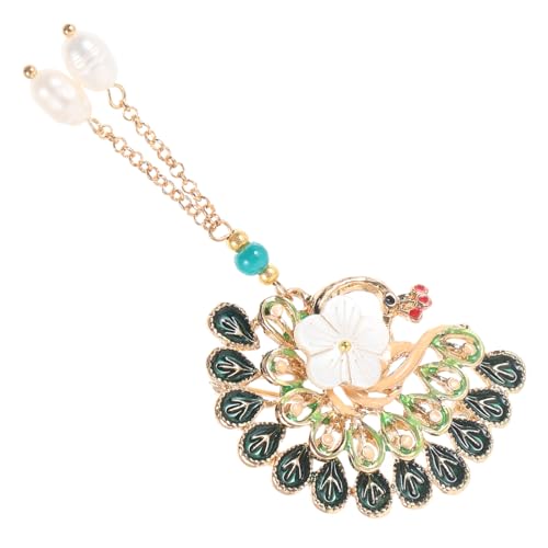 Warmhm Vintage Pfau Brosche Anstecknadel Damen Kleidung Revers Pin Dekorativ für Anzug Hut Schal Tasche Stabile Verarbeitung und Edles Design von Warmhm