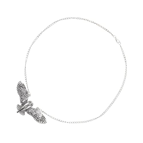 Warmhm Vintage Punk Hiphop Eule Halskette Damen Clavicle Chain Hals Schmuck Charm Modisches Accessoire für Alltag und Party Warmhm Vintage Punk Hiphop Eule Halskette Damen Clavicle Chain Hals Schmuck Charm Modisches Accessoire für Alltag und Party von Warmhm