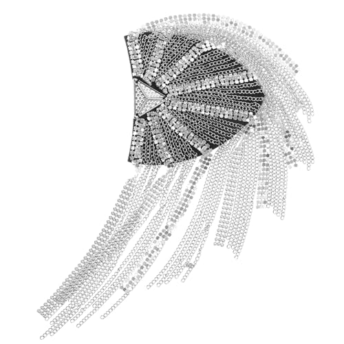 Warmhm Vintage Quaste Schulterepauletten mit Strass für Frauen Stilvolle Dekorative Schulteraccessoires für Hochzeiten und Partys Vielseitig Kombinierbar Warmhm Vintage Quaste Schulterepauletten mit Strass für Frauen Stilvolle Dekorative Schulteraccessoires für Hochzeiten und Partys Vielseitig Kombinierbar von Warmhm