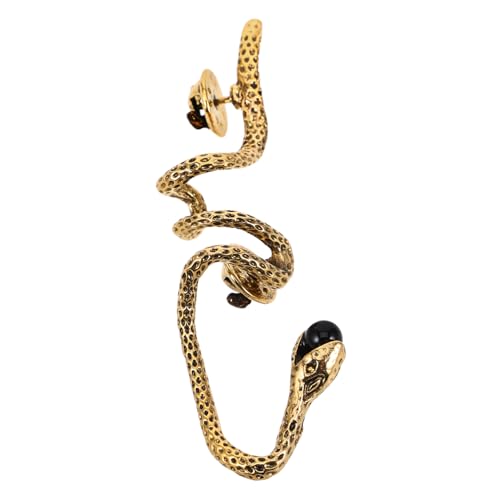 Warmhm Vintage Schlangenbrosche Emaille mit Sicherem Verschluss Detailliertem Design Vielseitig für Anstecker an Hut Schal Pullover Stilvolles Tier Anstecknadel für Damen und Herren von Warmhm