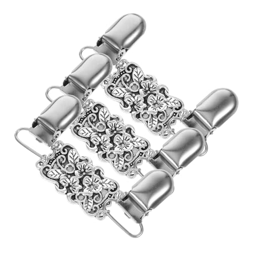 Warmhm Vintage Sweater Clip Teiliges Set Strickjacken Clips und Silber Vielseitig für Pullover Schals Kleider Damen Modeaccessoire für Alltag und Festlichkeiten von Warmhm