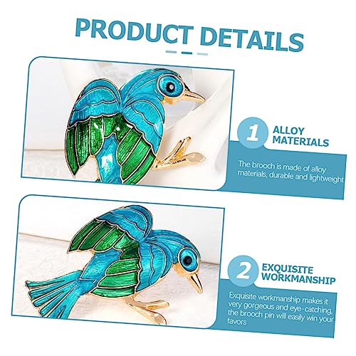 Warmhm Broschennadel Für Damen Vogelbrosche Aus Anstecknadel Für Kleidung Dekorative Brosche Für Schals Taschen Und Hüte Leicht Zu Tragen von Warmhm