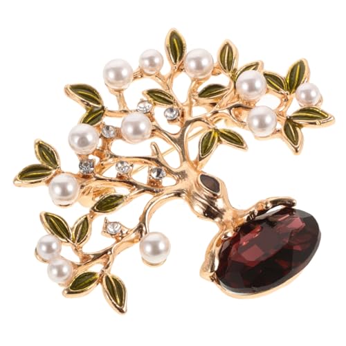 Warmhm Wasserklare Glasklar Brosche Perlenblatt Design Vintage Anstecknadel Damen Schal Jacke Mantel Schmuck für Party und Alltag Warmhm Wasserklare Glasklar Brosche Perlenblatt Design Vintage Anstecknadel Damen Schal Jacke Mantel Schmuck für Party und Alltag von Warmhm