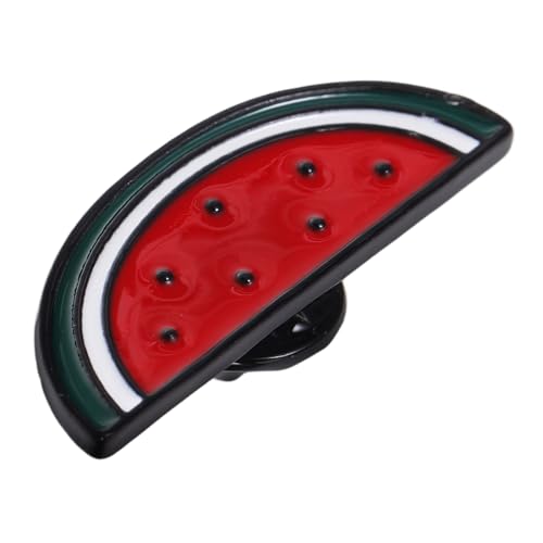 Warmhm Wassermelonen brosche Bunt Leichter Ansteckpin Vielseitiges Modeaccessoire für Kleidung und Taschen Farbenfrohe Reversnadel Modischer Cardigan clip von Warmhm