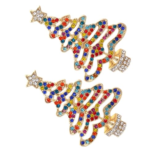 Warmhm Weihnachtsbaum Ohrringe Damen Leicht Metall Ohrstecker Modisch für Frauen Teen Festlicher Schmuck Warmhm Weihnachtsbaum Ohrringe Damen Leicht Metall Ohrstecker Modisch für Frauen Teen Festlicher Schmuck von Warmhm