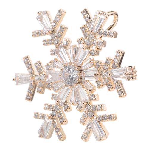 Warmhm Weihnachtsbrosche Schneeflocke mit Funkelnden Strasssteinen Vielseitige Anstecknadel für Damenkleider Jacken und Mäntel Elegantes Accessoire für Bürofeiern und Festliche Anlässe Warmhm Weihnachtsbrosche Schneeflocke mit Funkelnden Strasssteinen Vielseitige Anstecknadel für Damenkleider Jacken und Mäntel Elegantes Accessoire für Bürofeiern und Festliche Anlässe von Warmhm