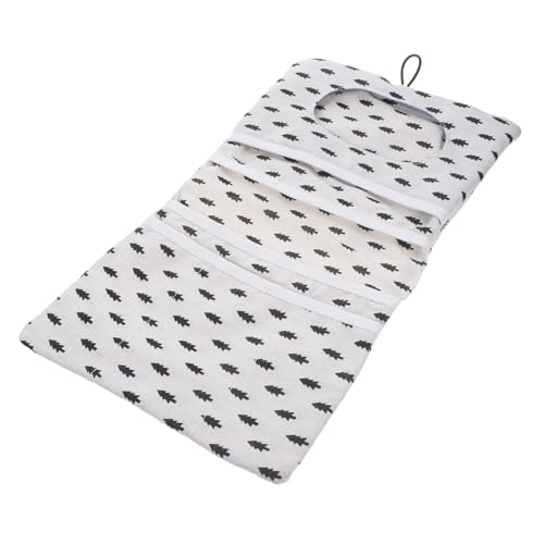 Warmhm Windel Aufbewahrungstasche Windeln Neugeborenes klein Nassbeutel groß Zeug Tuch Windelhalter Knopfwindelbehälter Wickeltasche mit Fach Polyester Baumwolle von Warmhm