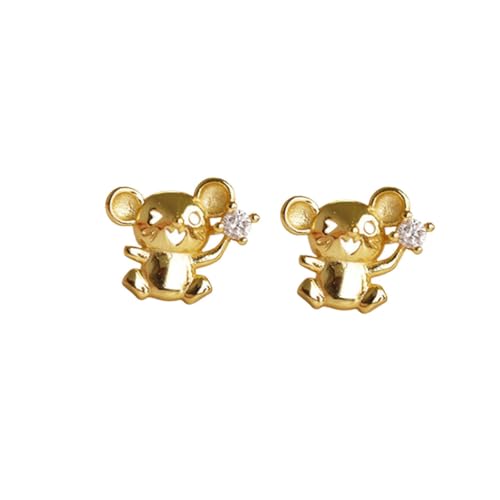 Warmhm Zircon Ohrstecker Für Damen Niedliche Maus Ohrringe Schmuck Ohrhänger Aus Silber Elegantes Design Hypoallergen Für Partys Und Alltag Warmhm Zircon Ohrstecker Für Damen Niedliche Maus Ohrringe Schmuck Ohrhänger Aus Silber Elegantes Design Hypoallergen Für Partys Und Alltag von Warmhm