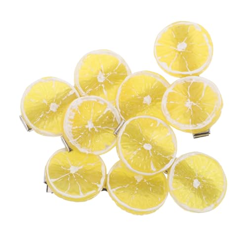 Warmhm Zitronen Haarspangen 5 Stück Für Damen Frucht Haarklammern Aus Kunststoff Verspielte Sommeraccessoires Für Jeden Anlass Angenehm Zu Tragen Süße Haarschmuck Für Frauen Und von Warmhm