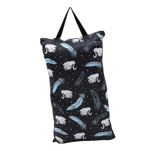 Warmhm Wickeltasche Für Nasse Und Trockene Gegenstände Aufbewahrungstasche Aus Robustem Material Mehrzwecktasche Für Ausflüge Und Camping Organizertasche Mit Doppelreißverschluss Hängend von Warmhm