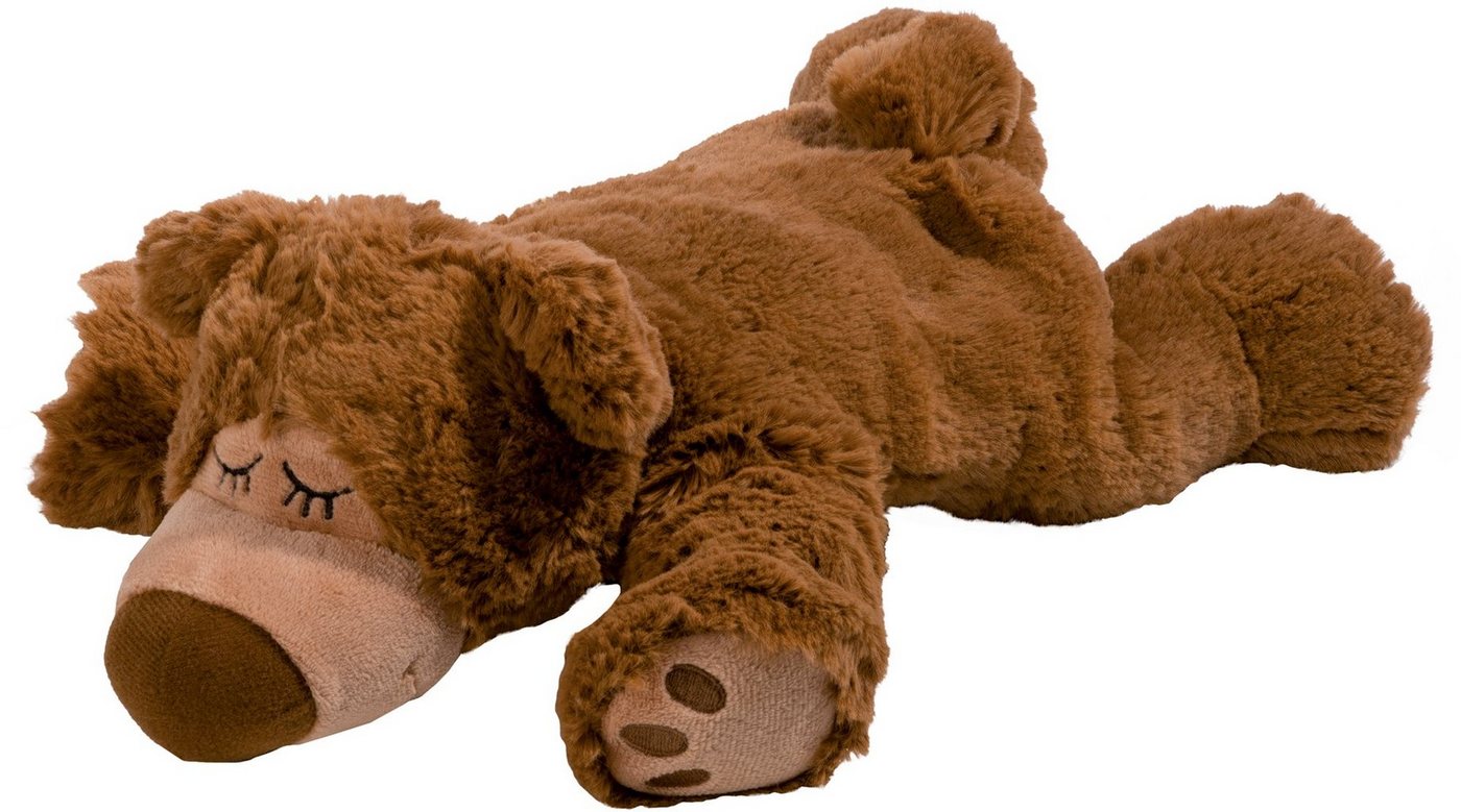 Warmies® Wärmekissen Sleepy Bear braun, Lavendel, für die Mikrowelle und den Backofen von Warmies®