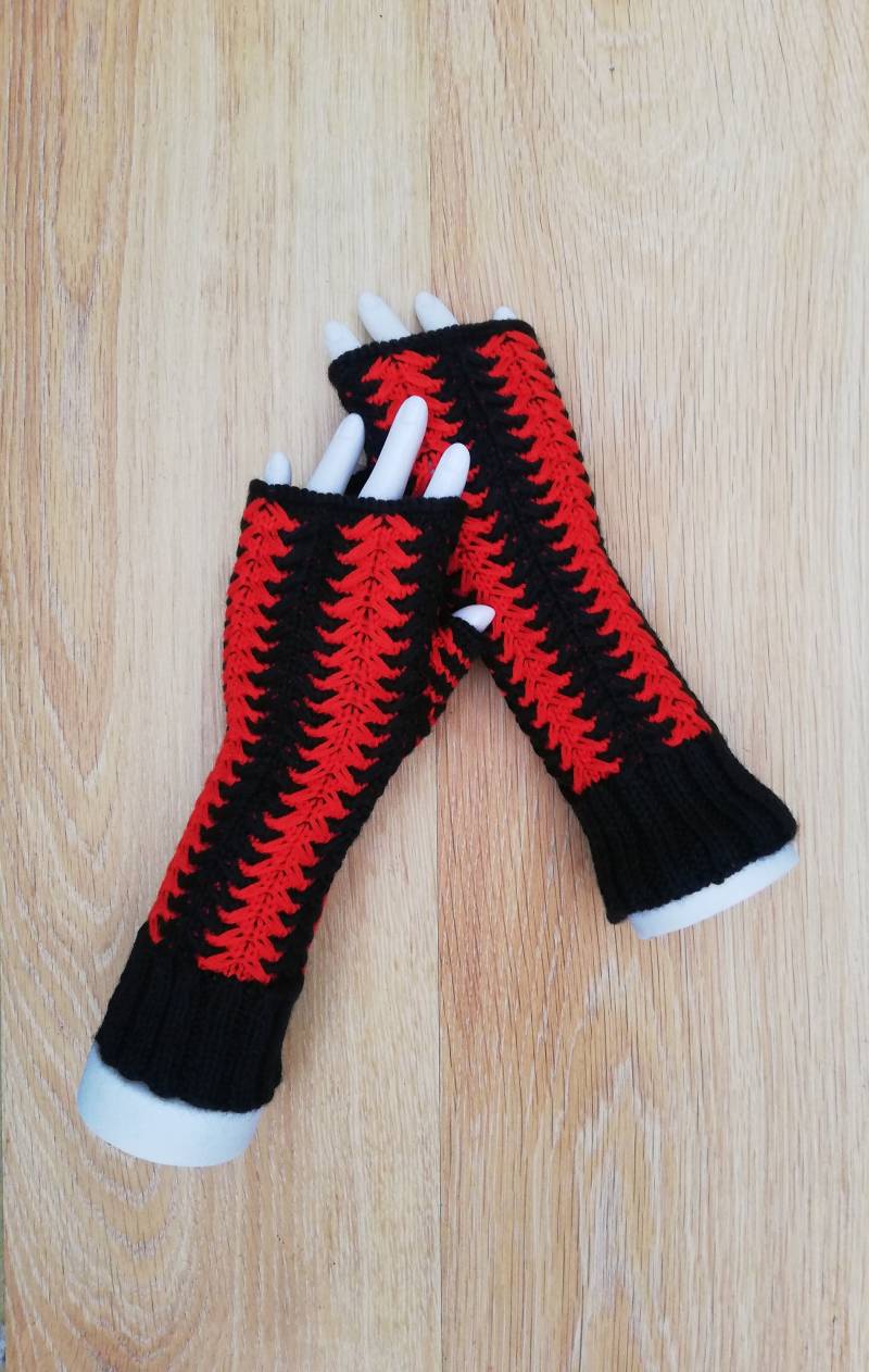 Sofort Lieferbar Handgestrickte Frauen Fingerlose Handschuhe Armstulpen Handgelenk Handstulpen Warme Accessoire Wolle Stulpen von WarmthingsStore