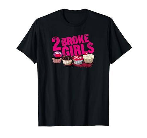 2 Broke Girls Cupcakes T Shirt T-Shirt von Warner Bros.