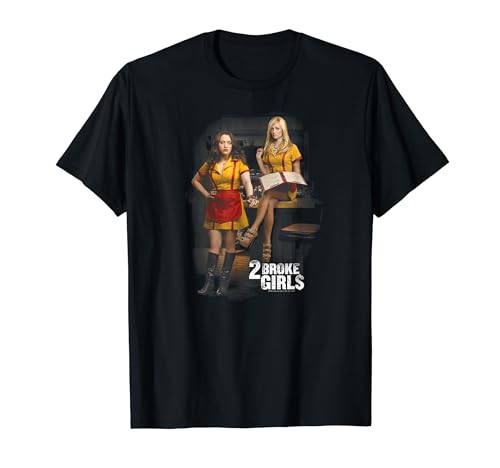 2 Broke Girls Max & Caroline T Shirt T-Shirt von Warner Bros.