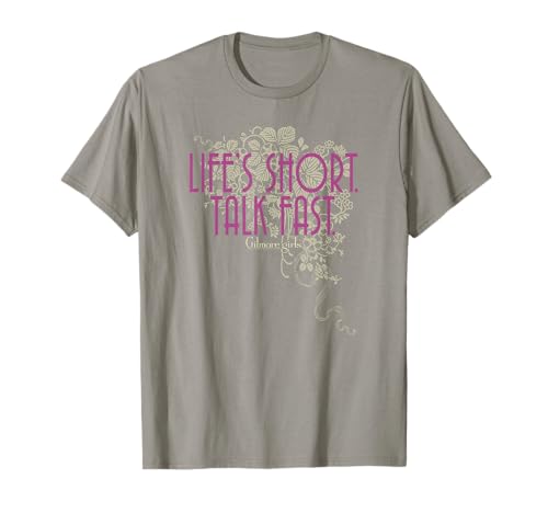 Gilmore Girls Life's Short. Talk Fast. T-Shirt von Warner Bros.
