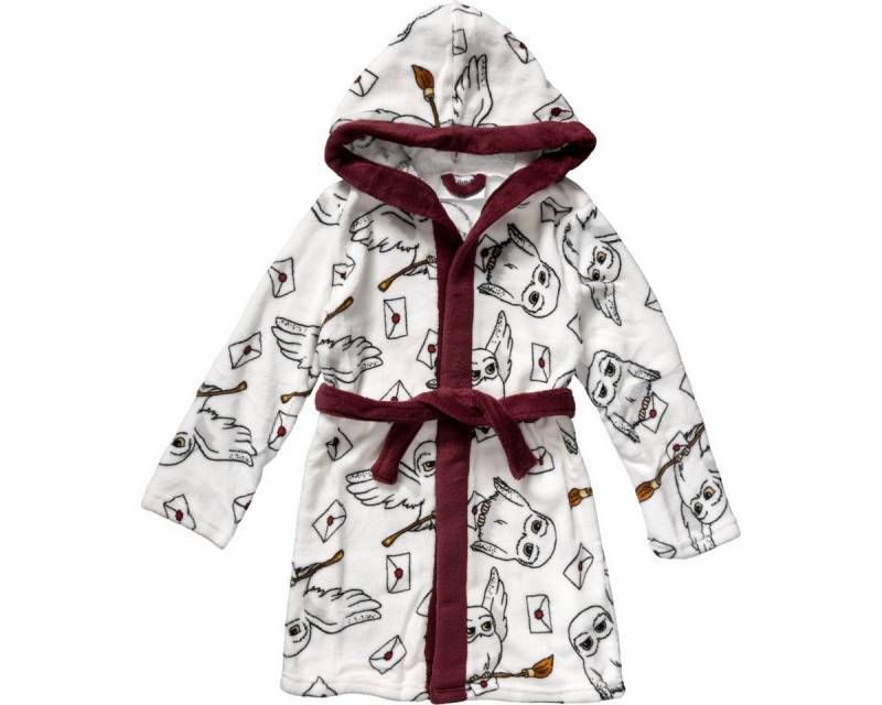 Warner Bros. Bademantel Harry Potter Unisex Kinder, Lang, Obermaterial: 100% Polyester, Schnürung, Kimono, Morgenmantel, Hausmantel, Badtextilien von Warner Bros.