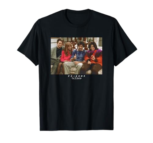 Warner Bros. Friends Officially Licensed Unisex-Erwachsene und Kinder T-Shirt Schwarz S Klassische Passform Crew-Ausschnitt Kurzarm ohne Manschette von Warner Bros.