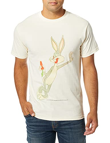 Warner Bros. Herren Cheers T-Shirt, cremefarben, Groß von Warner Bros.