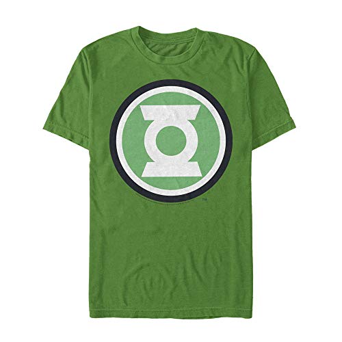 Warner Bros. Herren Green Lantern Symbol T-Shirt, Kelly, X-Groß von Warner Bros.