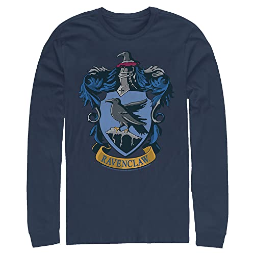 Warner Bros. Herren Ravenclaw-Haus-Wappen T-Shirt, Marineblau, 3XL von Harry Potter