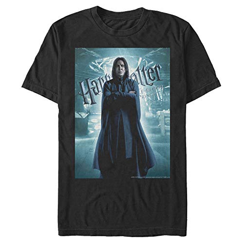 Warner Bros. Herren Snape Poster T-Shirt, schwarz, X-Groß von Harry Potter