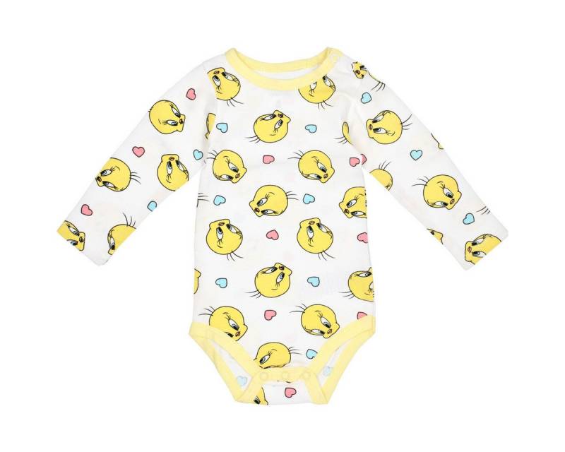 Warner Bros. Langarmbody Tweety Unisex Kinder (1-tlg) Langarm Einteiler, Body, Longsleeve-Body, Bodysuit, Stretchbody von Warner Bros.